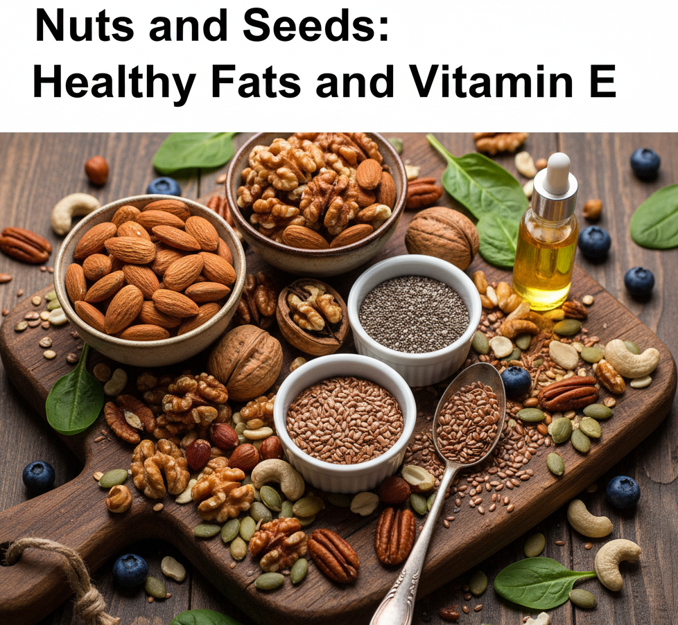 Nuts and Seeds Healthy Fats and Vitamin E