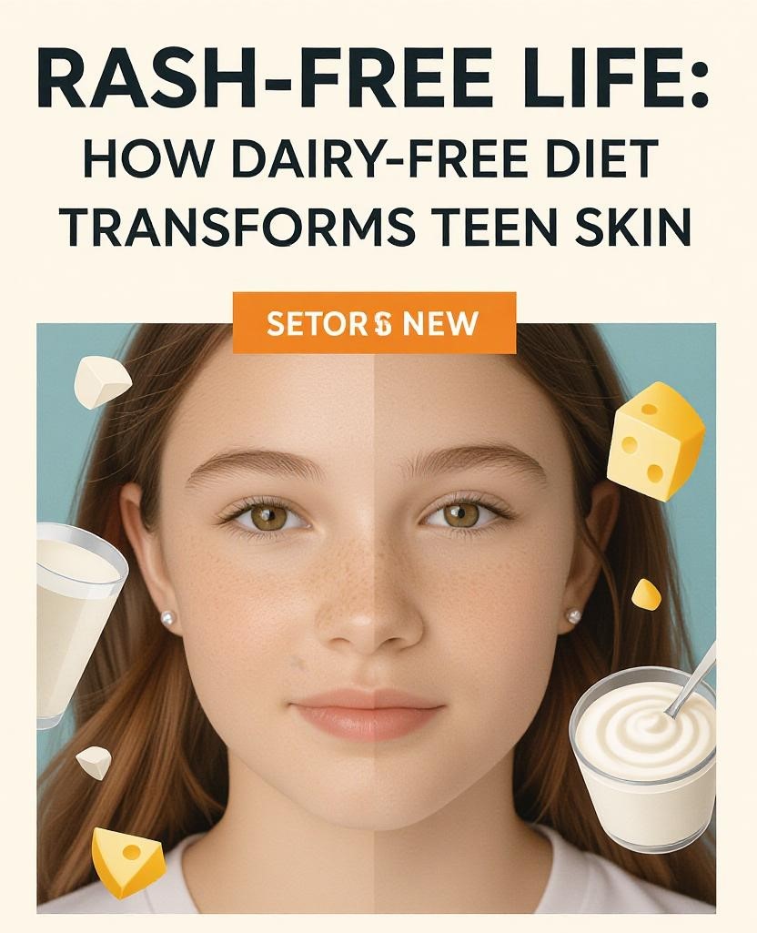 Rash-Free Life: How Dairy-Free Diet Transforms Teen Skin