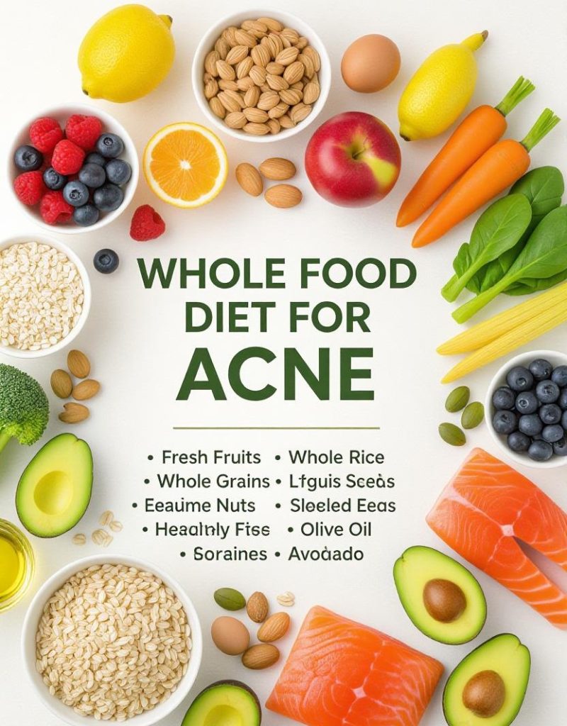 whole food diet for teenagers with acne problems