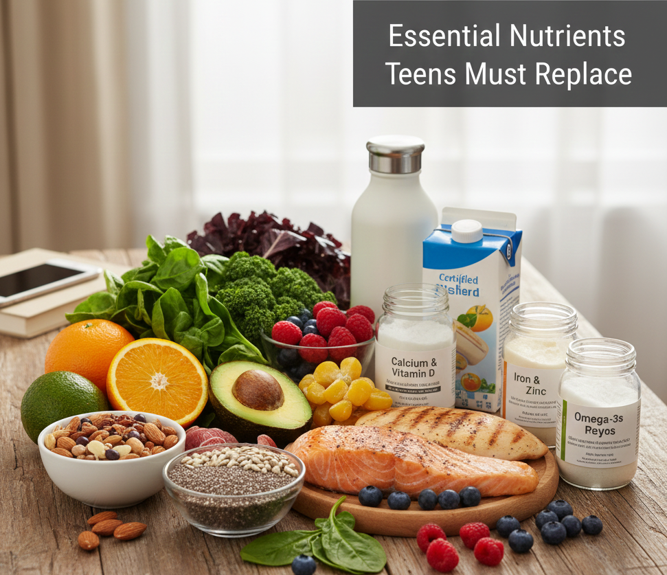 Essential Nutrients Teens Must Replace