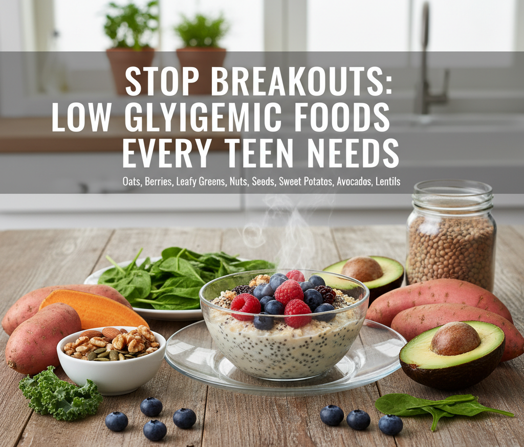 Stop Breakouts Low Glycemic Foods Every Teen Needs