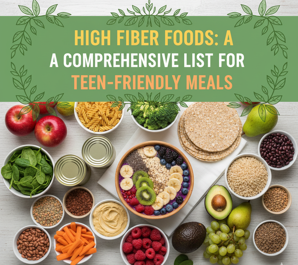 High Fiber Foods A Comprehensive List for Teen-Friendly Meals