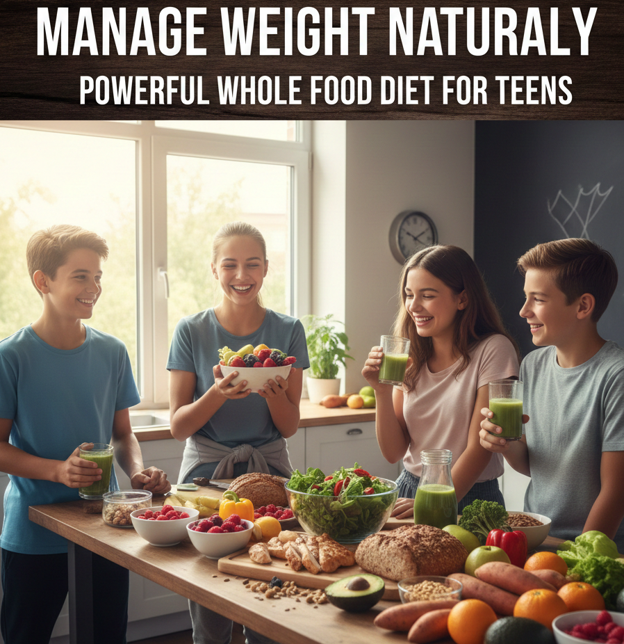 Manage Weight Naturally Powerful Whole Food Diet for Teens