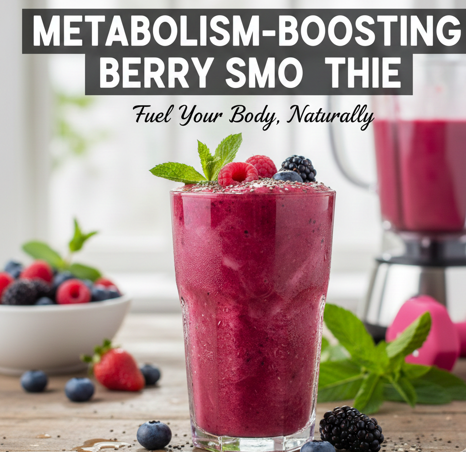 Metabolism-Boosting Berry Smoothie