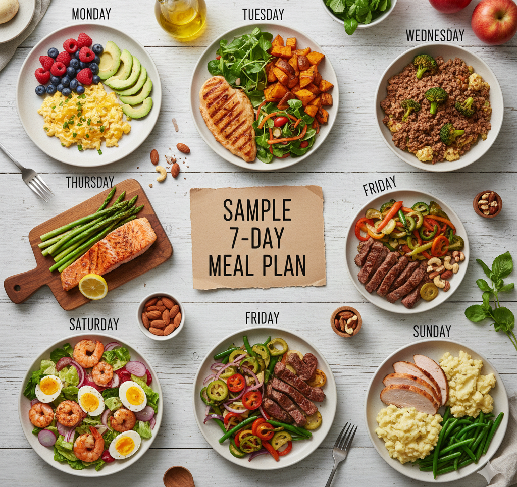 Sample 7-Day Meal Plan
