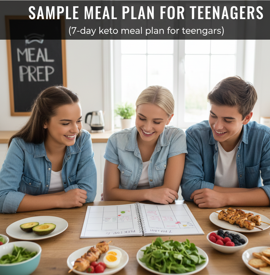 Sample Meal Plan for Teenagers