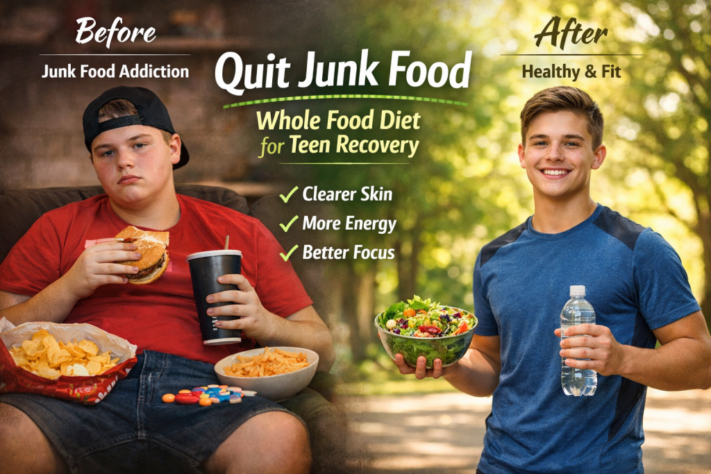 Quit Junk Food Whole Food Diet for Teen Recovery